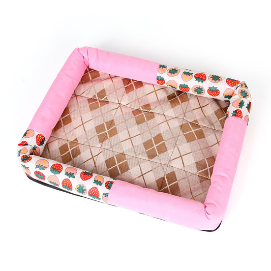 Dog summer ice silk mat